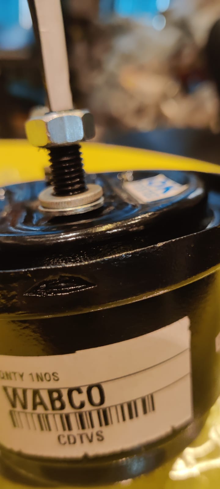 WABCO component on a blurred background