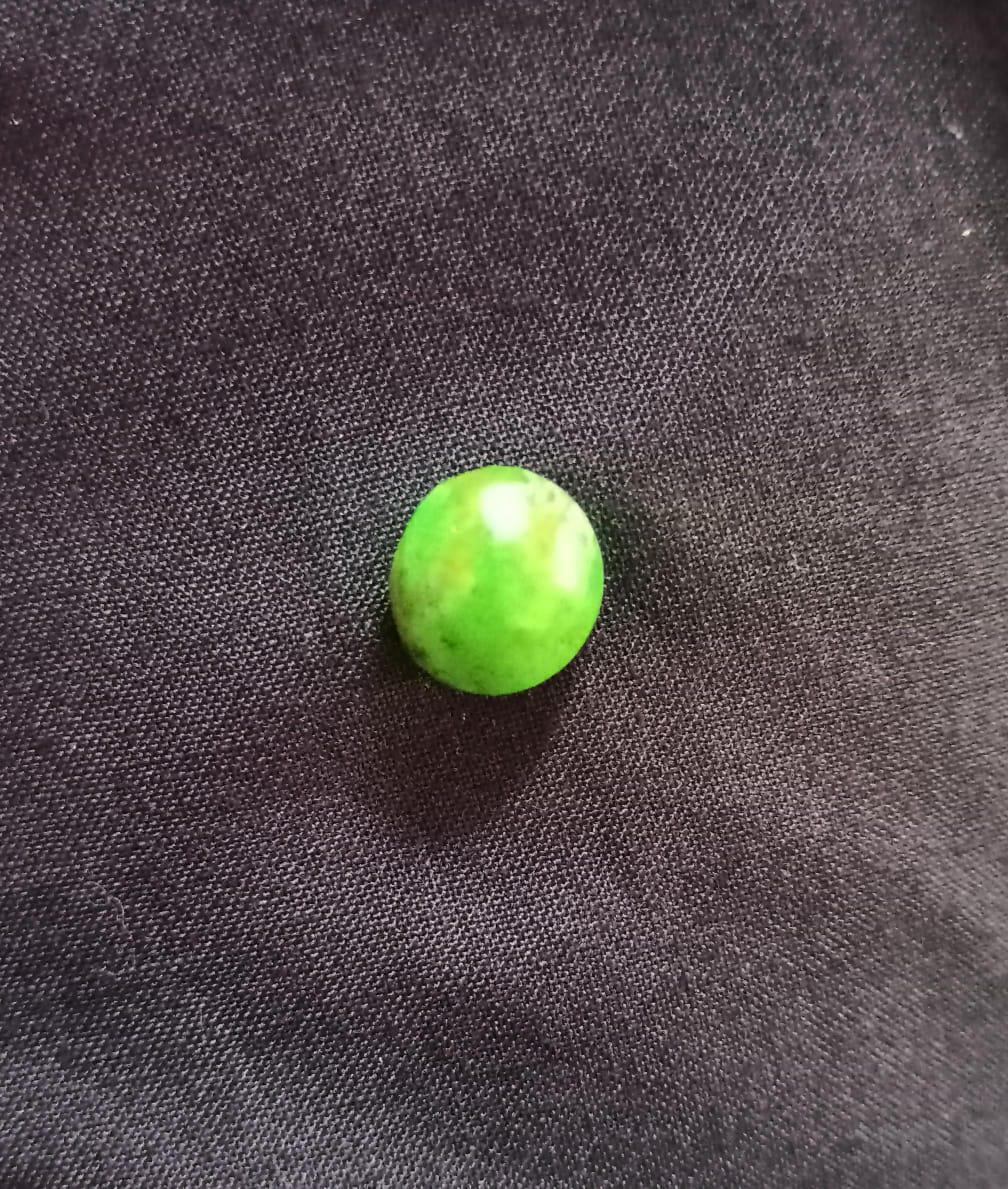 Exquisite Hussain Feroza (Persian Turquoise) Stone - Authentic, Stabilized, and Hand-Polished Gem