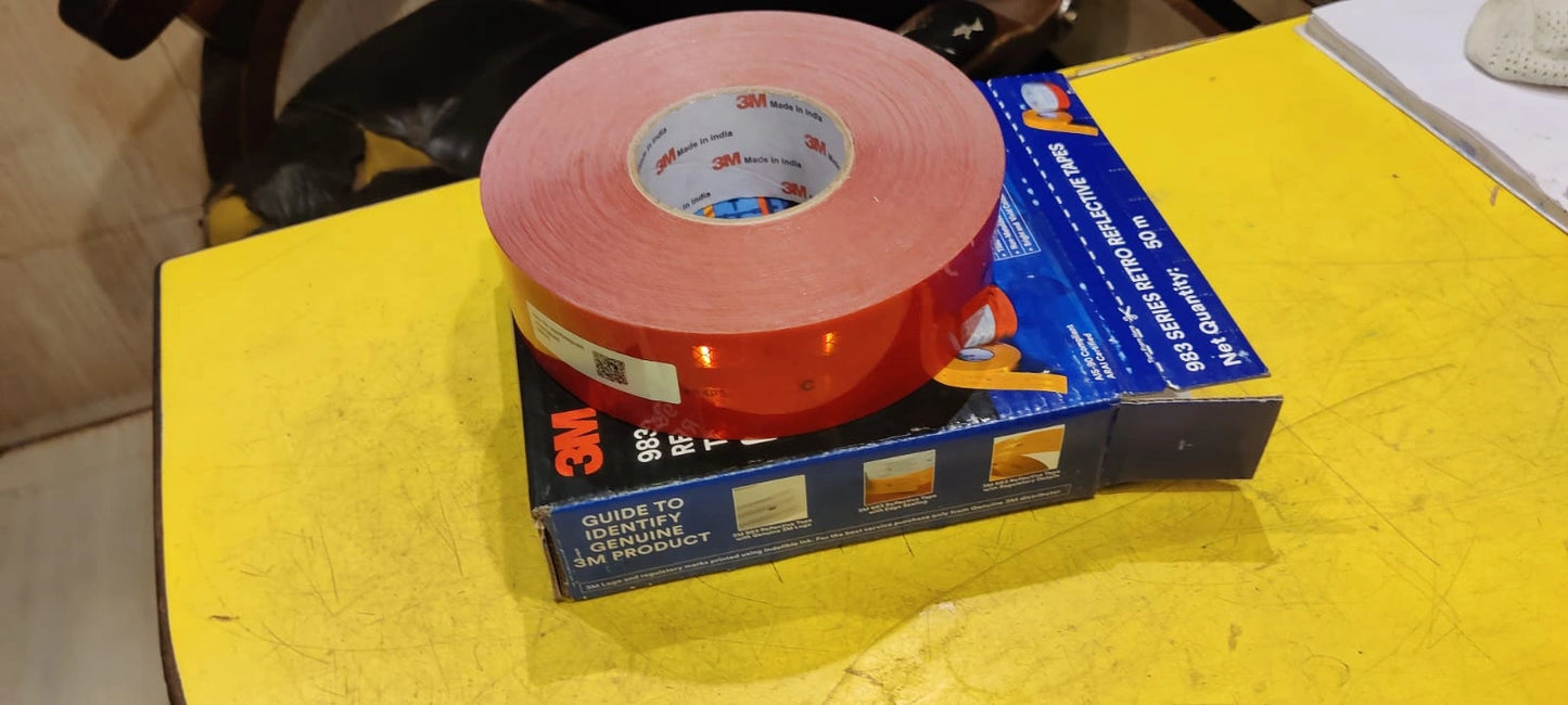 ARAI Approved 3M Capacity Reflective Tape (Red) for Critical Rear Visibility
Enhance the safety of your vehicles, particularly their rear visibility, with this high-quality, ARAI-approved 3M red reflective tape. Engineered with a powerful retro-reflective design and a 3m capacity, this tape provides exceptional visibility, a crucial factor in preventing rear-end collisions, especially during low-light conditions.