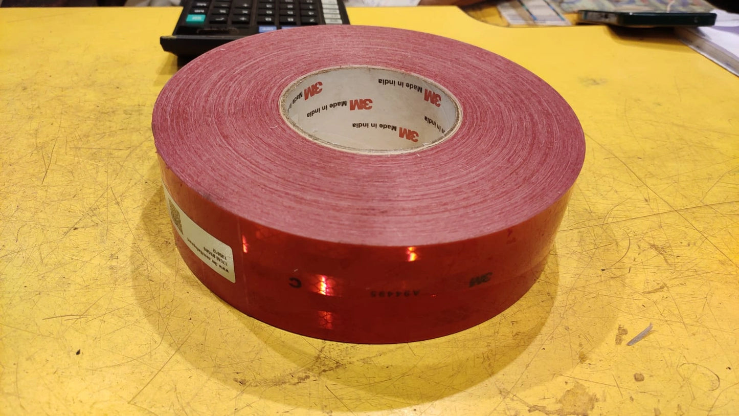 ARAI Approved 3M Capacity Reflective Tape (Red) for Critical Rear Visibility
Enhance the safety of your vehicles, particularly their rear visibility, with this high-quality, ARAI-approved 3M red reflective tape. Engineered with a powerful retro-reflective design and a 3m capacity, this tape provides exceptional visibility, a crucial factor in preventing rear-end collisions, especially during low-light conditions.
