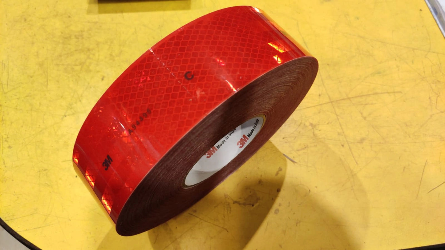 ARAI Approved 3M Capacity Reflective Tape (Red) for Critical Rear Visibility
Enhance the safety of your vehicles, particularly their rear visibility, with this high-quality, ARAI-approved 3M red reflective tape. Engineered with a powerful retro-reflective design and a 3m capacity, this tape provides exceptional visibility, a crucial factor in preventing rear-end collisions, especially during low-light conditions.