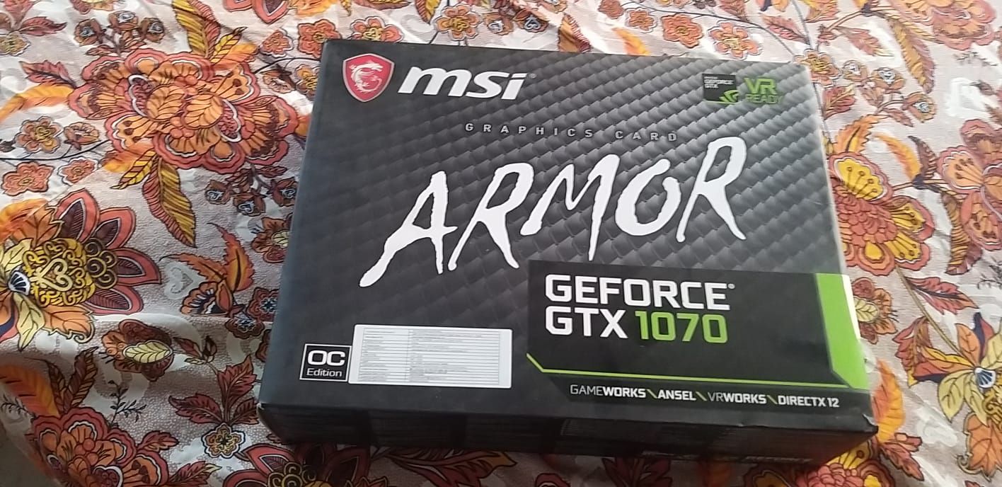 Used MSI Nvidia GeForce GTX 1070 8GB GDDR5 - Powerful Gaming on a Budget in Kolkata
Looking for a capable graphics card without breaking the bank? Up for sale in Kolkata is a used MSI Nvidia GeForce GTX 1070 8GB GDDR5. This popular GPU still offers excellent performance for 1080p gaming and can handle many modern titles at respectable settings. Perfect for gamers and PC builders in Kolkata looking for a cost-effective upgrade. This reliable MSI card also has potential for resale to buyers across India and