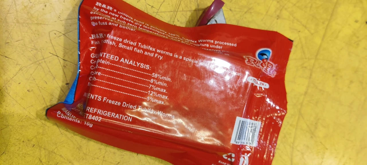Royal Feast Dried Tubifex Worms 10g
Treat your aquatic pets in Kolkata to a nutritious and delicious meal with Royal Feast Dried Tubifex Worms. This convenient 10g pack is perfect for fish, reptiles, and other aquatic animals, providing a high-protein food source that promotes healthy growth and vibrant colors in your Kolkata aquariums and terrariums.