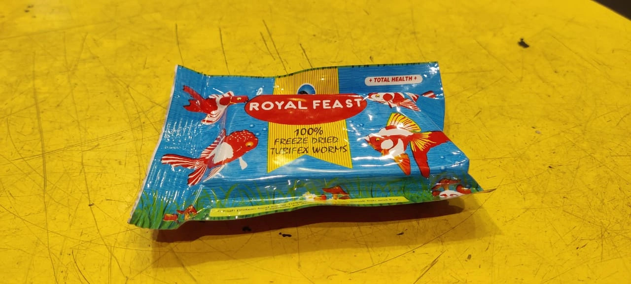 Royal Feast Dried Tubifex Worms 10g
Treat your aquatic pets in Kolkata to a nutritious and delicious meal with Royal Feast Dried Tubifex Worms. This convenient 10g pack is perfect for fish, reptiles, and other aquatic animals, providing a high-protein food source that promotes healthy growth and vibrant colors in your Kolkata aquariums and terrariums.