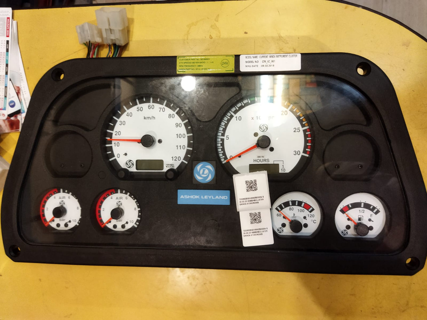Reliable 24V Ashok Leyland Truck Speedometer for Accurate Readings in Kolkata
Ensure precise and consistent speed readings for your Ashok Leyland truck in Kolkata with our high-quality 24V speedometer. Designed for reliability and longevity, this speedometer will help you optimize your truck's performance on Kolkata's roads and beyond.