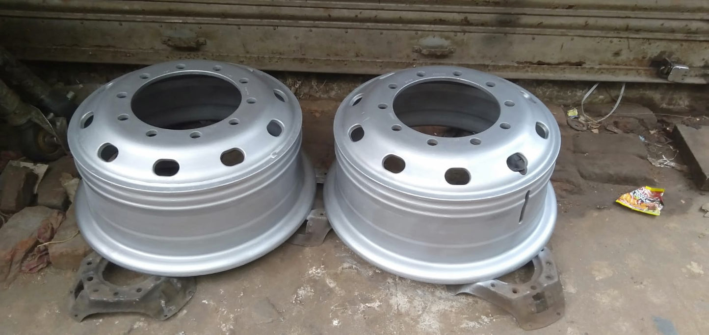 Automotive Wheel Rim, Size: 24" 10 Holes 95kg Genuine Volvo 10 Hole Wheel Rim for Kolkata Trucks & International Fleets