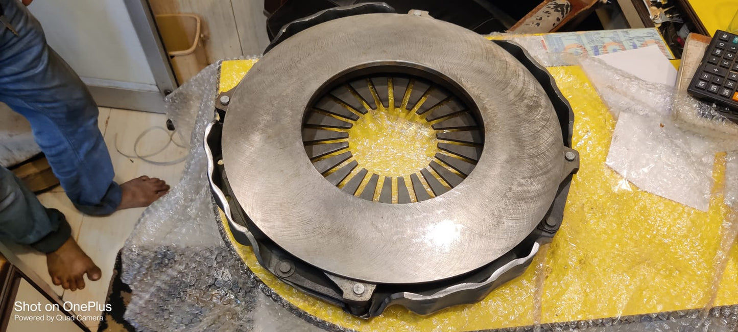 TATA Lipe 430mm 17" Gb 750 Truck Clutch Pressure Plate in Kolkata & Global Markets
Upgrade your Tata truck in Kolkata for a smoother and more efficient ride with the TATA Lipe 430mm 17" Gb 750 Clutch Pressure Plate. Made with high-quality materials for durability, this pressure plate is ideal for heavy-duty applications. Discover the potential for international distribution of reliable Tata truck clutch components.