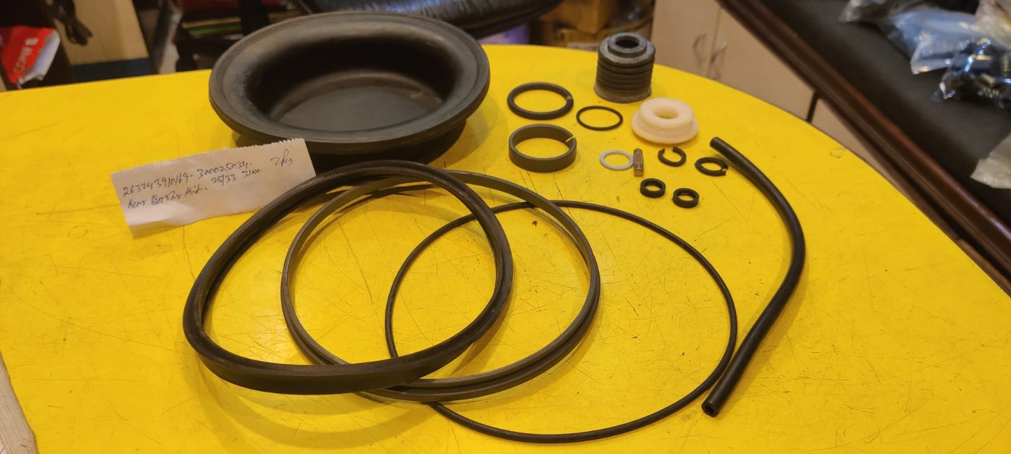 WABCO Major Rear Brake Booster Repair Kit (25/33) for Kolkata's Commercial Vehicles
Ensure the safety and optimal braking performance of your commercial vehicles in Kolkata with this WABCO Major Rear Brake Booster Repair Kit (300025033). Specifically designed for size 25/33 WABCO rear brake boosters commonly found in trucks, buses, and trailers operating in and around Kolkata, this comprehensive kit provides all the necessary components for a complete major overhaul.