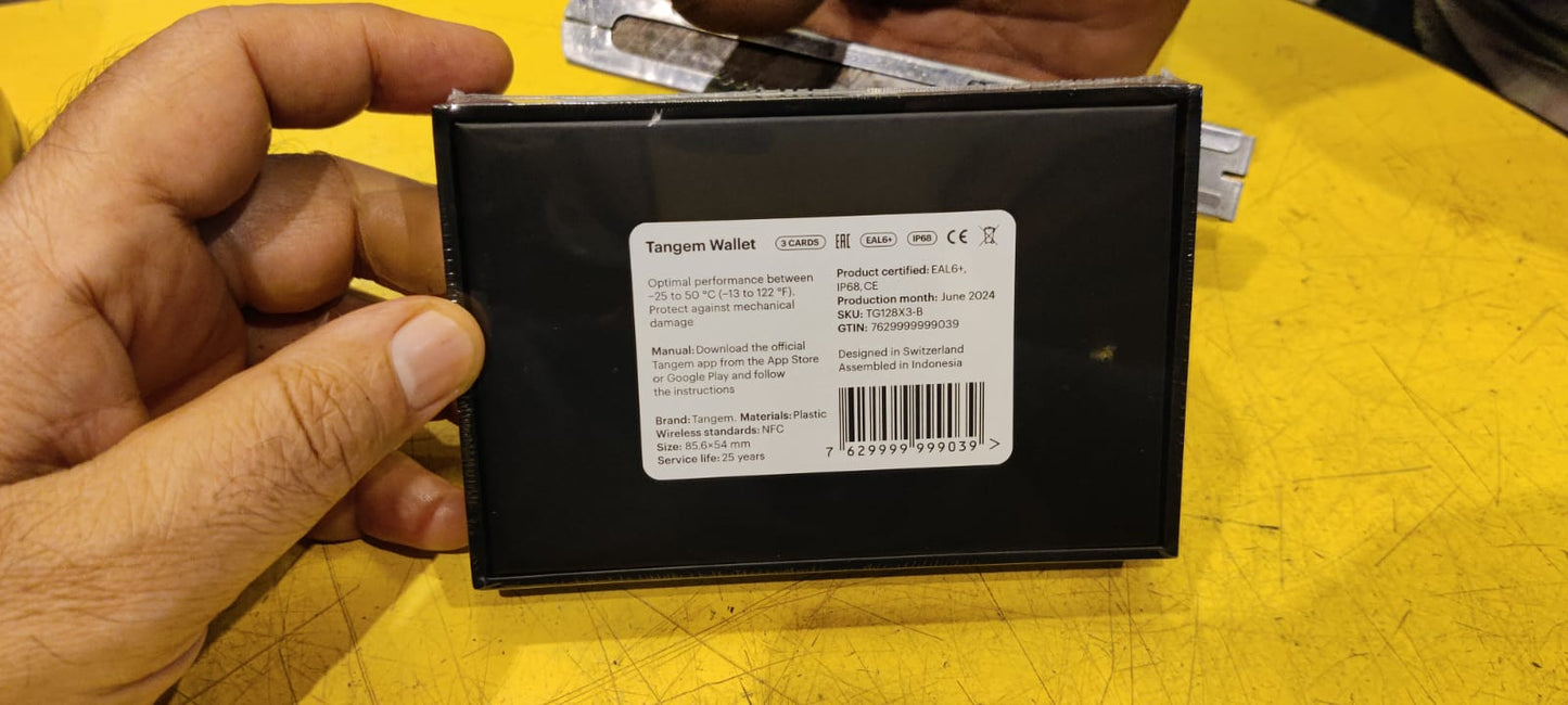 Tangem Wallet Pack of 3 - Hardware wallet