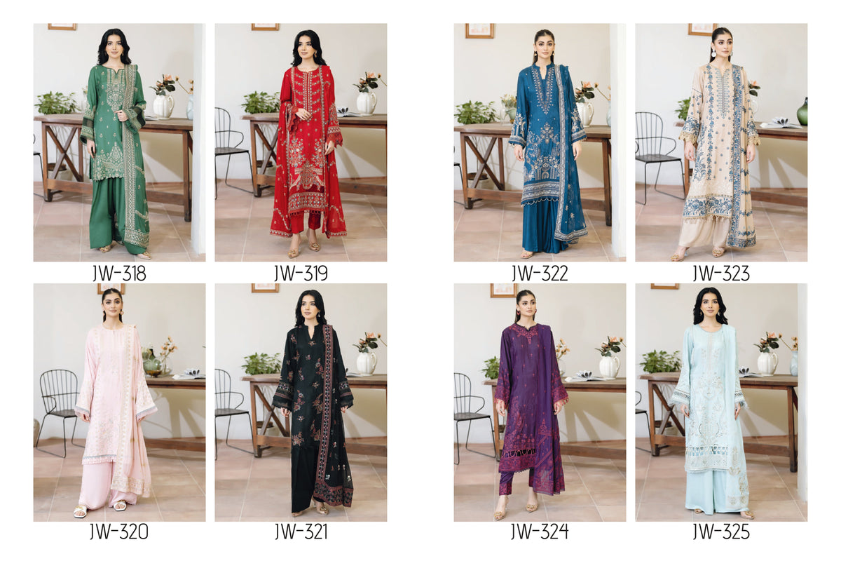 Inlays Johra Faheera Embroidered Viscose