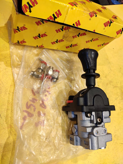 Genuine 3 Inch Hyva Air Control Valve for Kolkata &amp; Global Heavy-Duty Vehicles

Upgrade your heavy-duty vehicles in Kolkata and across international operations with this genuine 3-inch Hyva Air Control Valve, part number 223387109962. Specifically engineered for optimal air flow control, this robust and reliable valve is essential for the smooth and efficient operation of pneumatic systems in a wide range of applications, including trucks, buses, JCBs, dumpers, and excavators used in global logistics, c