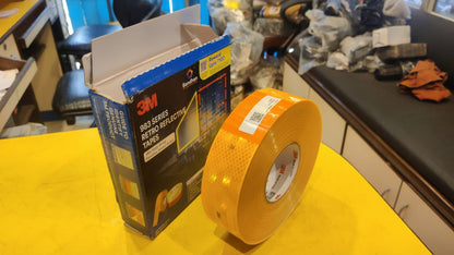 3M Retrospective tape yellow