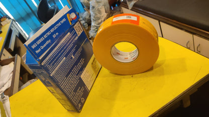 3M Retrospective tape yellow