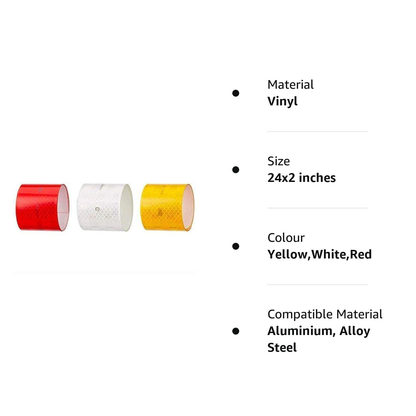 ARAI Approved 3M Capacity Reflective Tape (Yellow) for Optimal Vehicle Visibility
