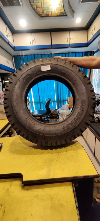 High-Performance 6.00 X 16 Tyres for Versatile Use in Kolkata

Enhance the performance and durability of your agricultural equipment, trailers, or light trucks operating in Kolkata with our high-quality 6.00 X 16 Tyres. Engineered to provide excellent traction and stability, these tyres ensure reliable handling across a variety of terrains encountered in and around Kolkata, West Bengal.