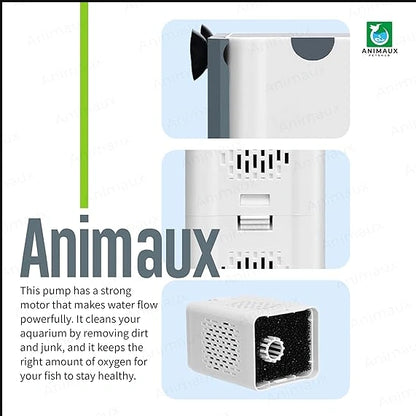 ECO 3 in 1 Fish Tank Aquarium Submersible Water Power Filter Pump

Enhance the clarity and health of your aquarium in Kolkata with the ECO 3 in 1 Submersible Water Power Filter Pump from Azad Industries. This versatile filter provides efficient filtration, aeration, and water circulation for tanks ranging from 500 to 1500 liters per hour.