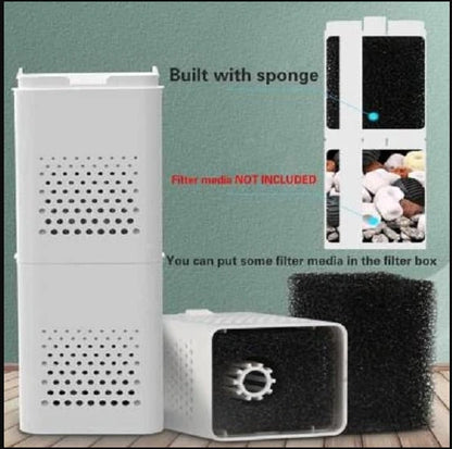 ECO 3 in 1 Fish Tank Aquarium Submersible Water Power Filter Pump

Enhance the clarity and health of your aquarium in Kolkata with the ECO 3 in 1 Submersible Water Power Filter Pump from Azad Industries. This versatile filter provides efficient filtration, aeration, and water circulation for tanks ranging from 500 to 1500 liters per hour.