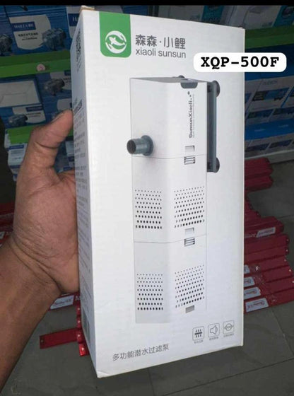 ECO 3 in 1 Fish Tank Aquarium Submersible Water Power Filter Pump

Enhance the clarity and health of your aquarium in Kolkata with the ECO 3 in 1 Submersible Water Power Filter Pump from Azad Industries. This versatile filter provides efficient filtration, aeration, and water circulation for tanks ranging from 500 to 1500 liters per hour.