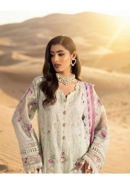 Adan's Libas Masakali Design 03 Mint Green Chikankari Lawn Pakistani Suit - Women Clothing Salwar Kameez for Spring Wedding &amp; Birthday Party