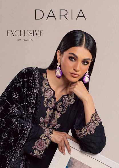 Daria Exclusive Women’s Ensemble – Black | DA-174 Riaz Arts Exclusive-03'26
