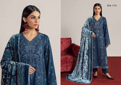 Daria Exclusive Women’s Ensemble – Slate Blue | DA-173 Riaz Arts Exclusive-03'26