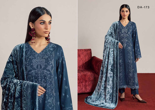 Daria Exclusive Women’s Ensemble – Slate Blue | DA-173 Riaz Arts Exclusive-03'26