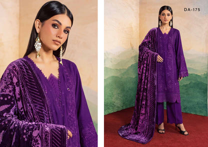 Daria Exclusive Women’s Ensemble – Purple | DA-175 Riaz Arts Exclusive-03'26