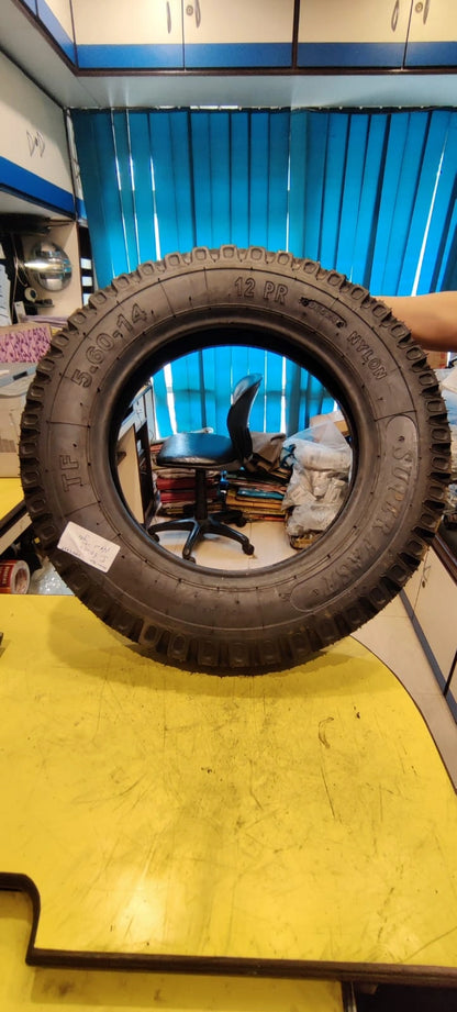 Robust 5.60-14 Tyre for Reliable Motor Van Trolleys in Kolkata

Enhance the performance and dependability of your motor van trolley in Kolkata with our high-quality 5.60-14 tyre, specifically engineered for heavy-duty applications. This tyre is designed to deliver excellent traction and stability, making it the ideal choice for transporting goods efficiently and safely across the diverse terrains of Kolkata and its surrounding areas.