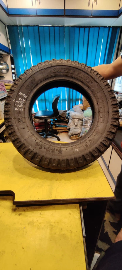 Robust 5.60-14 Tyre for Reliable Motor Van Trolleys in Kolkata

Enhance the performance and dependability of your motor van trolley in Kolkata with our high-quality 5.60-14 tyre, specifically engineered for heavy-duty applications. This tyre is designed to deliver excellent traction and stability, making it the ideal choice for transporting goods efficiently and safely across the diverse terrains of Kolkata and its surrounding areas.