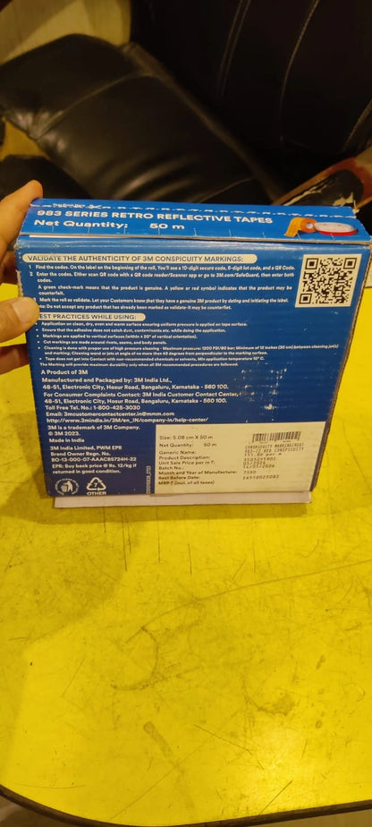 ARAI Approved 3M Capacity Reflective Tape (Red) for Critical Rear Visibility

Enhance the safety of your vehicles, particularly their rear visibility, with this high-quality, ARAI-approved 3M red reflective tape. Engineered with a powerful retro-reflective design and a 3m capacity, this tape provides exceptional visibility, a crucial factor in preventing rear-end collisions, especially during low-light conditions.