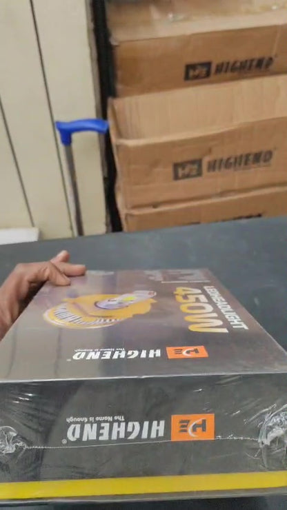 Box of HIGHERD products on a table with stacked boxes in the background.