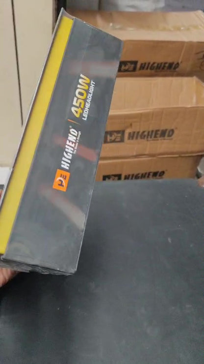 HighEnd power supply unit with '450W' label on a dark surface