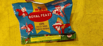 Royal Feast Dried Tubifex Worms 10g

Treat your aquatic pets in Kolkata to a nutritious and delicious meal with Royal Feast Dried Tubifex Worms. This convenient 10g pack is perfect for fish, reptiles, and other aquatic animals, providing a high-protein food source that promotes healthy growth and vibrant colors in your Kolkata aquariums and terrariums.