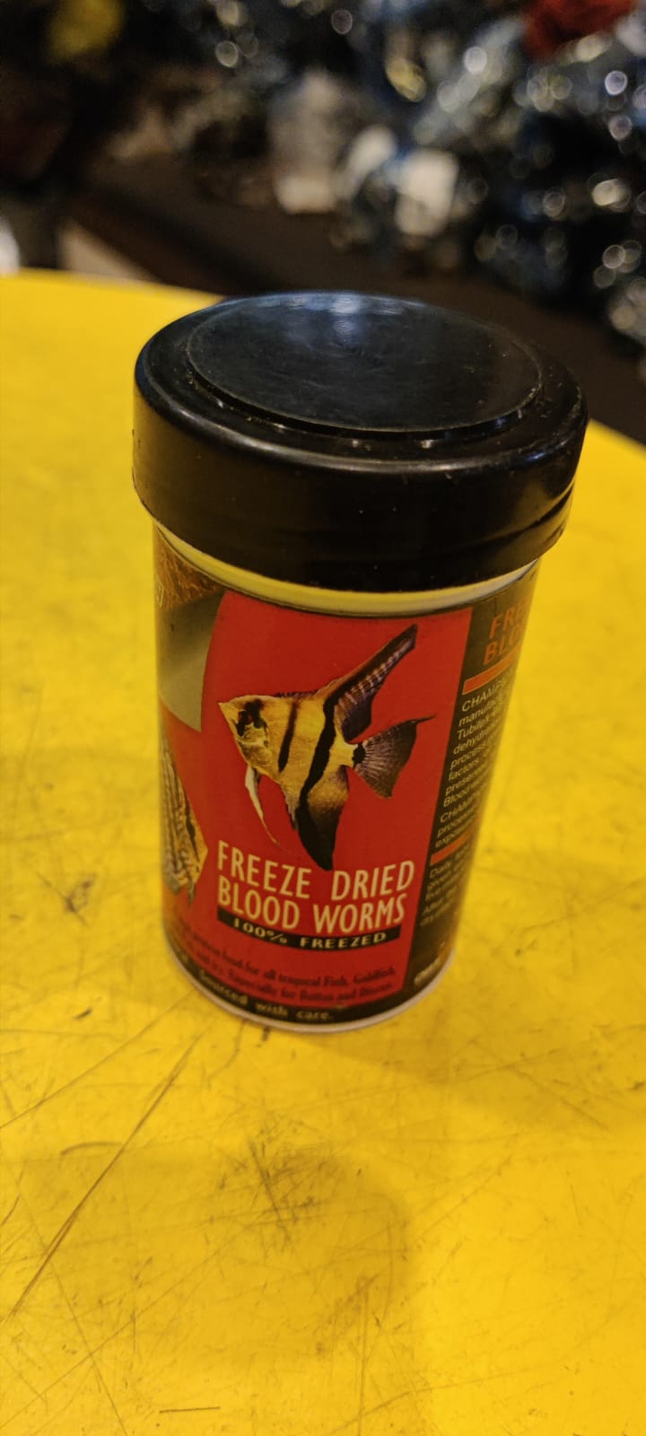 Champion Dry Blood Worms - Freeze-Dried Premium Fish Food