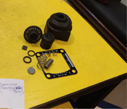 WABCO HVB Actuation Unit (300003138) / Tata (710107) Repair Kit for Kolkata

Ensure the reliable operation of your parking and emergency braking systems in commercial vehicles in Kolkata with this WABCO Hand Dual Brake Valve (HVB) Actuation Unit Repair Kit. Specifically designed for WABCO HVB units with part number 300003138 and compatible with Tata hand brake valves bearing part number 710107, this kit provides the necessary components for a thorough service, crucial for maintaining safety on Kolkata's roa