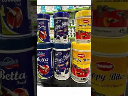 Champion Betta Food: 150g - Special Nutritional Formula for Vibrant Bettas

Champion Betta Fish Food is a specially formulated, complete nutritional diet for all Betta fish, available in a 150g size for your convenience in Kolkata. This food is enriched with Spirulina to enhance the brilliant colors of your Betta and fortified with essential vitamins for their health.