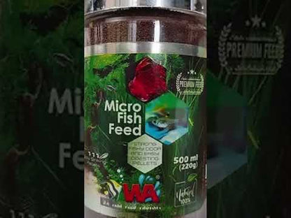 WA Micro Fish Feed Slow Sinking Pellets 220 Gram - All Life Stages

Provide your fish in your Kolkata aquarium with optimal nutrition at all life stages with WA Micro Fish Feed Slow Sinking Pellets. This 220-gram pack of seafood-flavored pellets is designed to support immune health for all breed sizes.